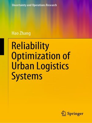 cover image of Reliability Optimization of Urban Logistics Systems